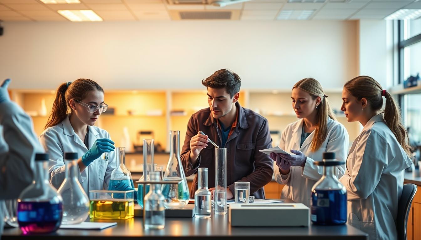 Modern university campus for students